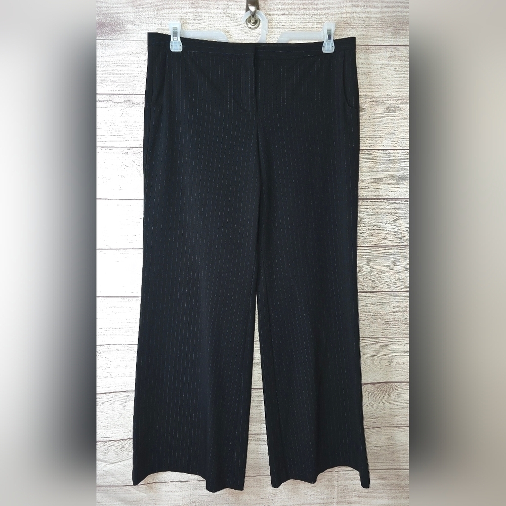 Express Pin Stripe Wide Leg Pants Size 13/14